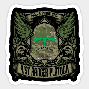 41ST RANGER PLATOON - SIGNET CREST Sticker
